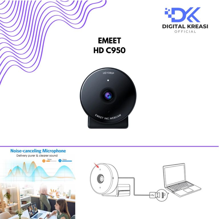 Emeet c950 Real HD 1080 Webcam With Microphone
