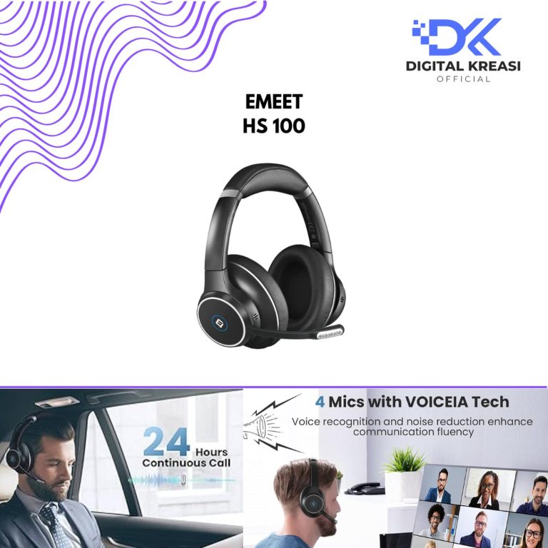 eMeet HS100 Wireless Computer Headset